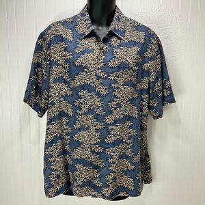 CARIBBEAN Silk Blend Hawaiian Shirt